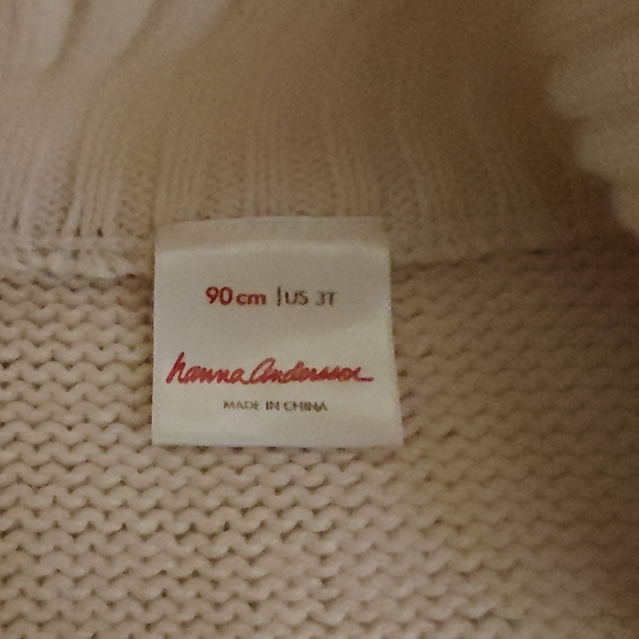 2/40 Hanna Andersson holiday Dear Deer Sweater Jacket In Cotton & Merino - Picture 11 of 16